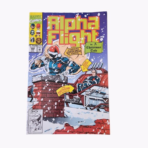 Marvel Alpha Flight #105 Comic Book Collector Bagged Boarded - Picture 1 of 2